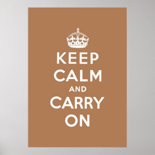 Poster keep calm and carry on Original