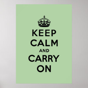 Poster keep calm and carry on original