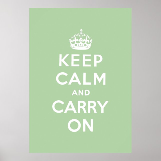 Poster keep calm and carry on original (Devant)