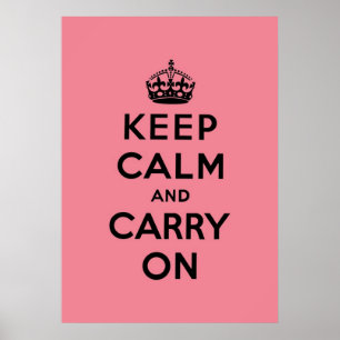 Poster keep calm and carry on Original