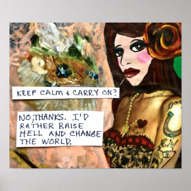 POSTER-KEEP CALM AND CARRY ON? POSTER (Front)