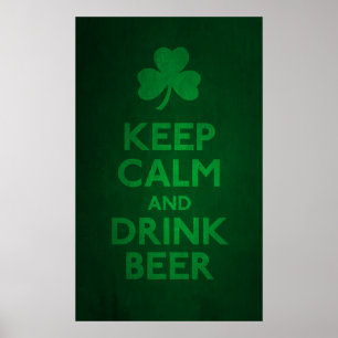 Poster Keep Calm and Drink Beer Print