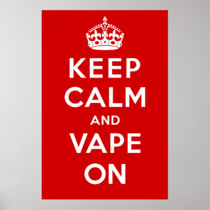 Poster Keep Calm and Vape On