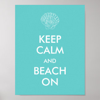 Poster - KEEP CALM BEACH