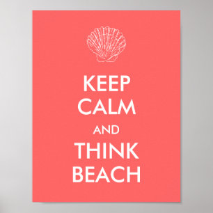Poster - KEEP CALM BEACH