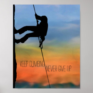 Poster "Keep Escalade" & "Never abandonnez"