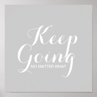 Poster - Keep going