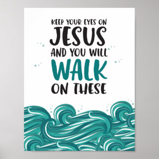 Poster Keep Your Eyes on Jesus