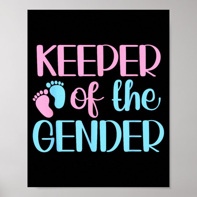 Poster Keeper Of The Gender Pregnancy Announcement Gender (Devant)