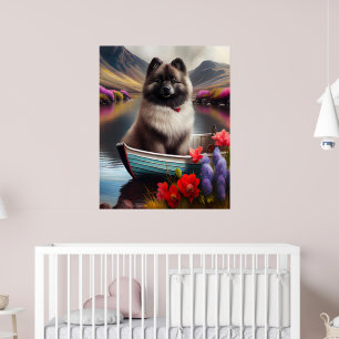 Poster Keeshone sur une pagaie : une aventure Pittoresque