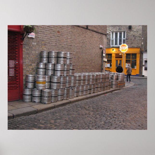 Poster Kegs de Dublin (Devant)