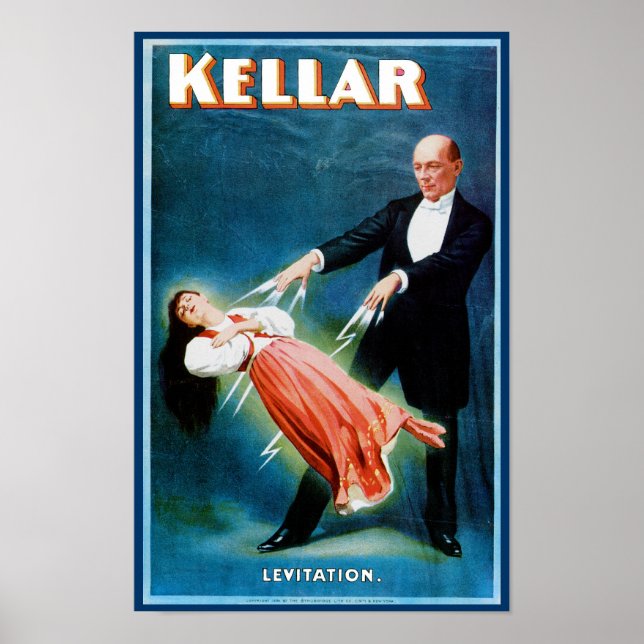 Poster Kellar ~ Levitation (Devant)