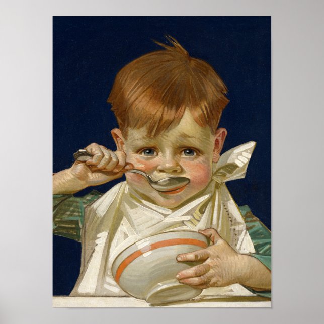 Poster Kellogg's Kids, 1920 par J. C. Leyendecker (Devant)
