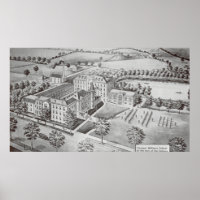 Kemper Military School & College Mess Noir/Blanc