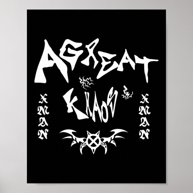 Poster Ken Carson Merch Design Agc (Devant)