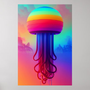 Poster Ken Gage méduse du ciel