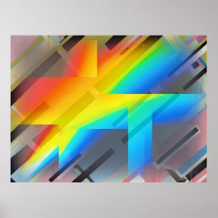 Poster Ken Gage Rien Surréaliste Art Abstrait