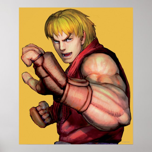 Poster Ken prêt à se battre (Devant)