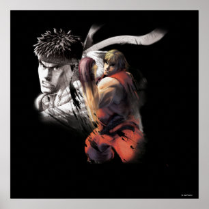 Poster Ken Vs. Ryu