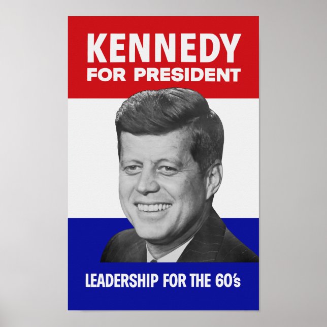 Poster Kennedy Pour Le Président 1960 (Devant)
