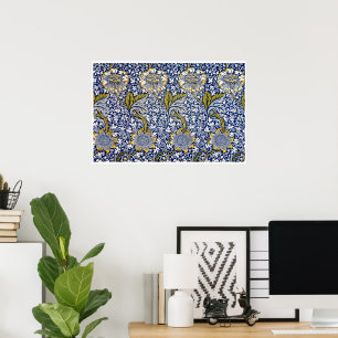 Poster Kennet par William Morris, Art textile vintage