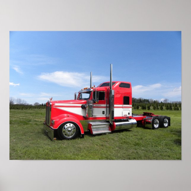 Poster Kenworth W900L Garder bas (Devant)