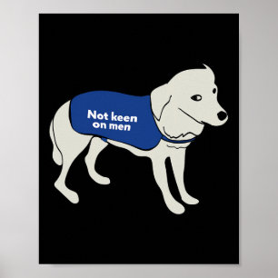 Poster Keon Homme Chien Portant Une Veste De Gilet D'Aver