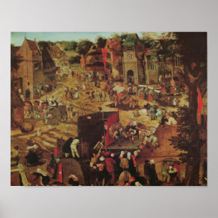 Poster Kermesse with Theatre and Procession