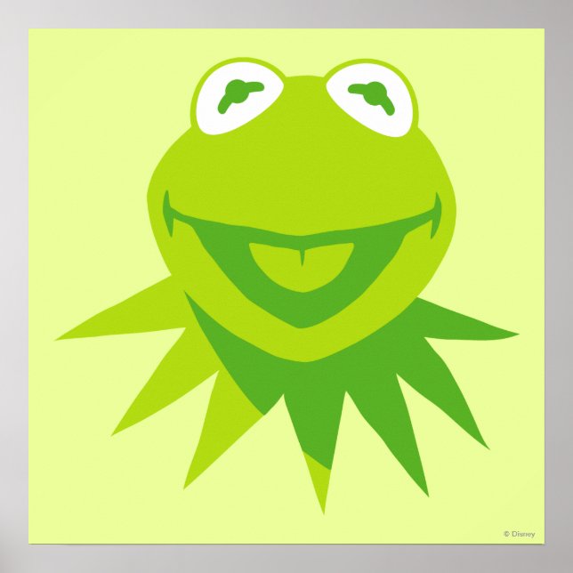 Poster Kermit la grenouille souriante (Devant)