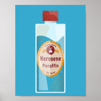 Poster Kerosene Bottle Parffin