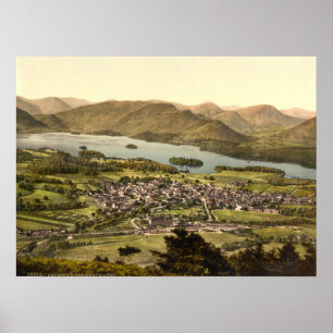 Poster Keswick II, Derwentwater, Lake District, Angleterr