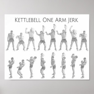 Poster Kettlebell One Arm Jerk