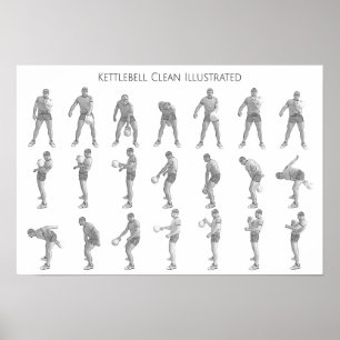 Poster Kettlebell Un Bras Propre