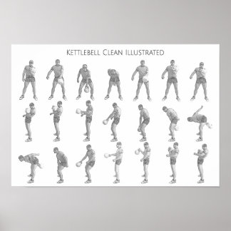 Poster Kettlebell Un Bras Propre
