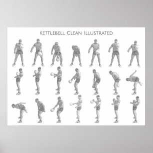 Poster Kettlebell Un Bras Propre