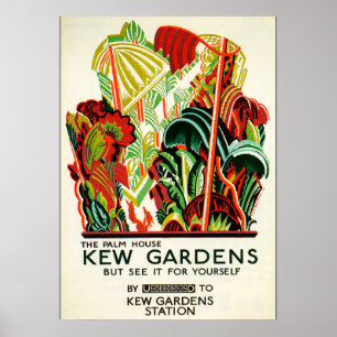 Poster Kew Gardens - UK