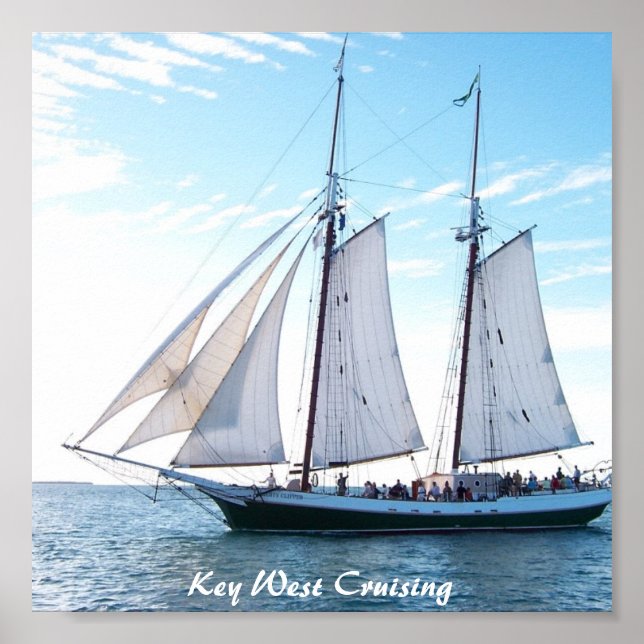 Poster Key West Cruising (Devant)