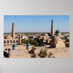 Poster Khiva - Ouzbékistan