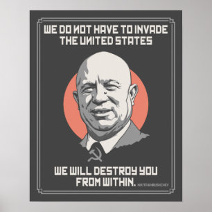 Poster Khrushchev de