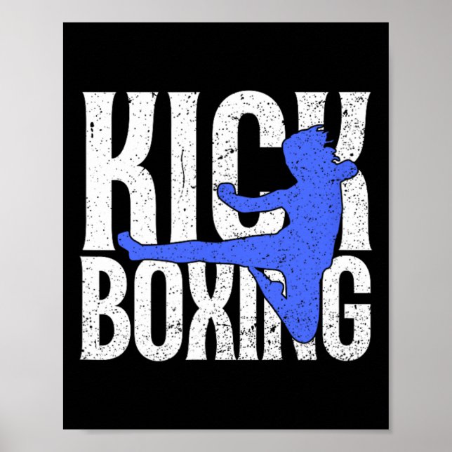 Poster Kick In Kickboxing  (Devant)