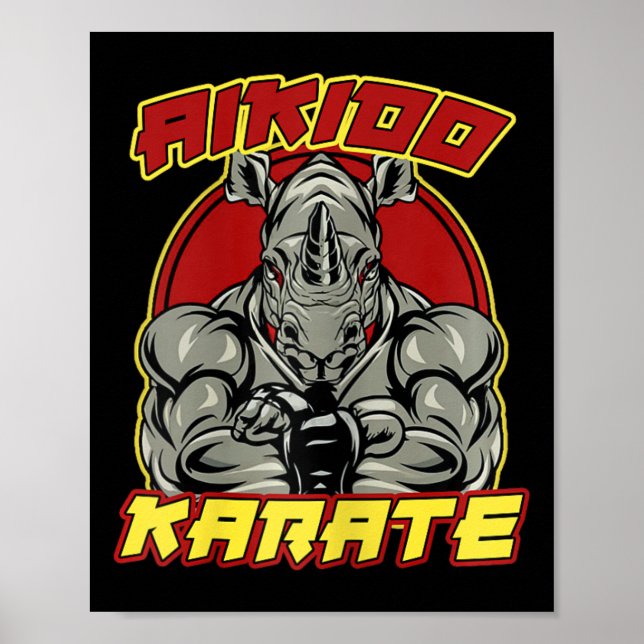 Poster Kickboxing Grandpa Martial Arts  (Devant)