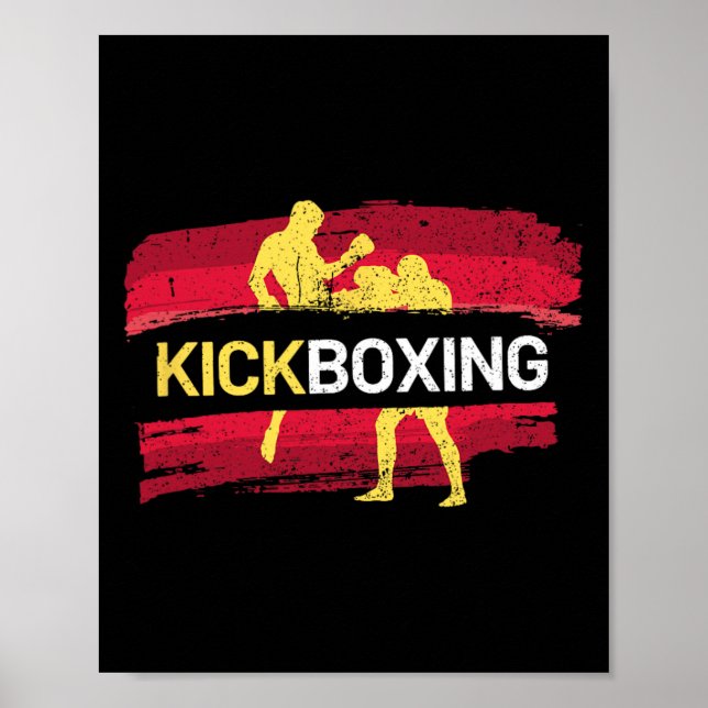 Poster Kickboxing Martial Arts  (Devant)