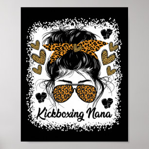 Poster Kickboxing Nana amateurs d'arts martiaux mode spor