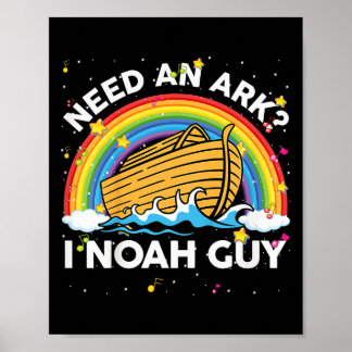 Poster Kids Toddler Kid Need Ark I Noah Guy Christian Eas