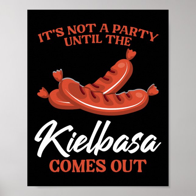 Poster Kielbasa Pologne Viande Saucisson Nourriture Lover (Devant)