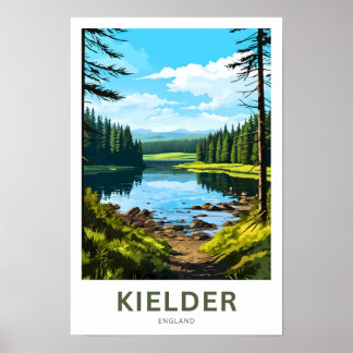 Poster Kielder England Travel Print