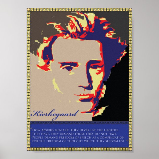 Poster Kierkegaard (Devant)
