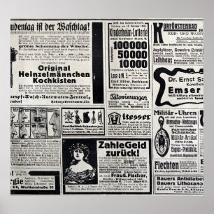Poster Kiev historique : Illustration d'un journal de 191