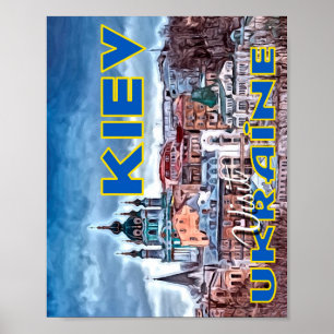 Poster Kiev, Visite Ukraine