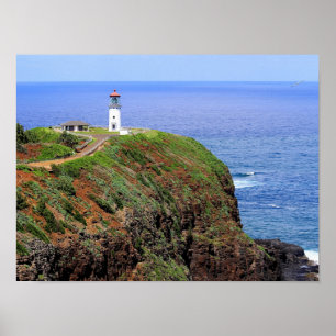 Poster Kilauea Lighthouse on Kauai